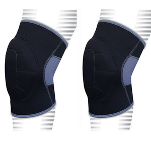 Manchons de genou pour haltérophilie en spandex et nylon, 5 mm d'épaisseur, doux, matériau haute résistance, élasticité réglable, respirant, anti-UV - Product Image 4