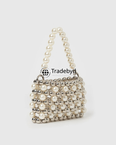 Pochette de perles de mariage pour les mariées et les demoiselles d'honneur sac fait main parfait pour les événements et les cadeaux en boutique par Tradebyd - Product Image 3