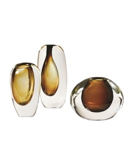 Florero de diseño nórdico de cristal colorido para deshierbe hogar Hotel Decoración de mesa florero Aat precio al por mayor - Product Image 3