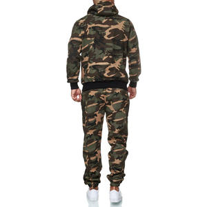 Survêtement à impression personnalisée pour hommes polaire grande taille sweat à capuche en coton survêtements de jogging pour hommes ensemble de pantalons deux pièces - Product Image 6