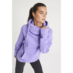 Dernier design Pull décontracté à col croisé, fabriqué dans les meilleurs matériaux Sweats à capuche personnalisés Streetwear Vintage pour femmes Polaire Sweats à capuche décontractés - Product Image 1