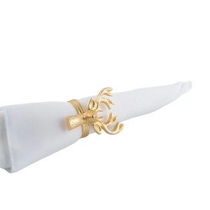 Anneau de serviette en métal, laiton poli de qualité supérieure, fait main, écologique, durable, idéal pour mariages, dîners et tables festives - Product Image 2