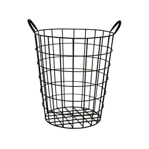 Panier en fil métallique primitif rustique vert Table de chevet unique Décoration murale suspendue pour espace cuisine-Porte-revues de salle de bain - Product Image 4