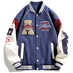 Chaquetas Letterman de Invierno con Bordado Personalizado al por Mayor, Diseño Personalizado y Elegante para Hombre - Product Image 1