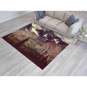 Tapis Paysage Montagne Enneigée, Tapis Imprimé, Tapis de Voiture Personnalisé, Tapis Doux à Poils Longs - Product Image 3