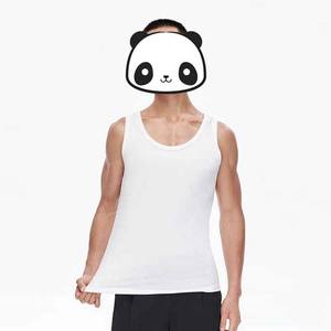 เสื้อกล้ามผู้ชายแบบถักแขนกุดทรงหลวมโลโก้ได้ตามต้องการ - Product Image 3