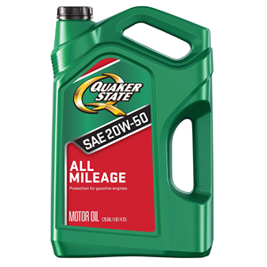 Quaker State All Mileage 20W-50 Aceite de motor 5 cuartos de galón (4.73L) para motores convencionales Lubricante de motor - Product Image 1