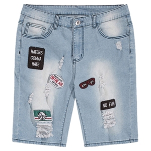 Distressed Canvas <b>Cargo</b> Shorts Men Anti-Wrinkle Slim Fit Summer Streetwear <b>Stretch</b> Vintage Breathable Casual Fashion Shorts - Product Image 2