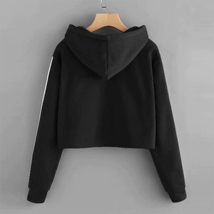 Ensemble de survêtement pour homme, sweat-shirt à capuche court imprimé, style streetwear, 2 pièces, 100% coton, coupe oversize - Product Image 3