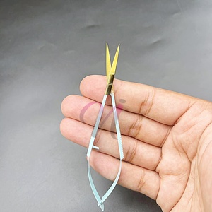 Nomex แหนบต่อขนตาสแตนเลสสีฟ้าปรับแต่งได้จุดชุบทองแบบหมุนเวียนโลโก้ส่วนบุคคลที่ยั่งยืน - Product Image 3