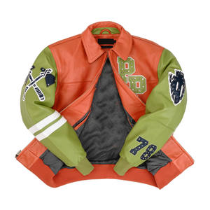 Chaqueta impermeable a prueba de viento de cuero genuino Premium para hombre al mejor precio Teñido liso para invierno en todos los tamaños Venta en línea disponible - Product Image 1