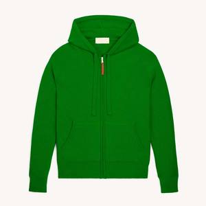 เสื้อฮู้ดผ้าฟลีซแบบรูดซิปเต็มตัวผ้ามีฮู้ดแบบปักตามสั่งมีซิป - Product Image 1