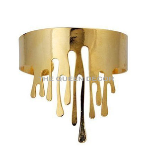 Rond de serviette en métal de qualité supérieure fait à la main meilleure qualité porte-anneau de serviette en laiton de forme ronde à un prix abordable - Product Image 4