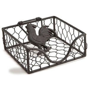 Porte-serviettes en fil de poulet Porte-serviettes fermier pour tables - Product Image 4