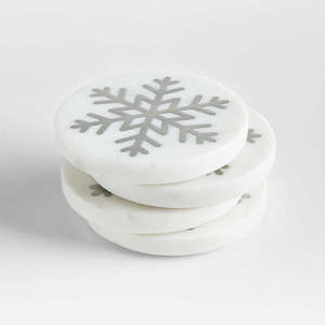 Posavasos de mármol con logotipo personalizado brillante, los últimos posavasos de mármol al por mayor, posavasos de mármol blanco personalizados, Juego de 4 Uds. - Product Image 6