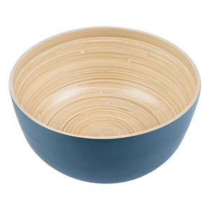 Best choice Colorful <b>Bamboo</b> Serving <b>Bowl</b> Eco Friendly Salad and Fruit <b>Bowl</b> for Kitchen Dining Table Decor and Everyday Use - Product Image 2