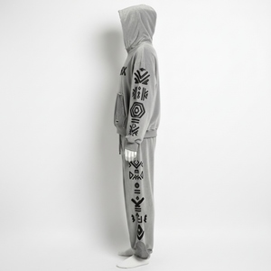 Conjunto Deportivo para Mujer 2026, Ligero, Transpirable, Ecológico, de Algodón 3D, con Sudadera con Capucha y Pantalones Holgados Estilo Urbano - Product Image 3