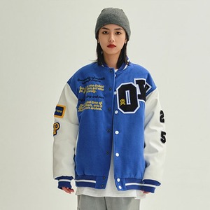 Wholesale Men Custom Logo Unisex Baseball Varsity <b>Jacket</b> - Product Image 3