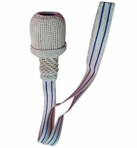 Material de alta calidad Color personalizado Tamaño y logotipo Impresión Espada ajustable Nudo Hecho a mano Alambre de plata - Product Image 1