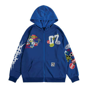 Top Quality 100% Cotton Puff Printing 450gsm Hoodies Sweatshirts <b>Spiderring</b> Logo Hoodies Y2K Casual Pullover <b>Hoodie</b> for <b>Men</b> - Product Image 6