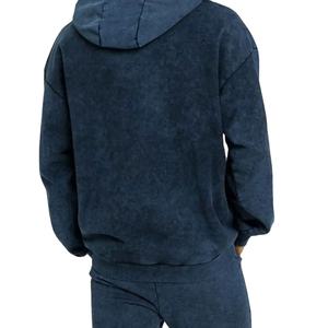 Nouveau survêtement unisexe tendance en molleton 100 % coton délavé à l'acide, style sportif et urbain, vente chaude hiver, OEM 2026 - Product Image 6