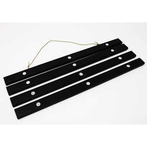 Tiras Magnéticas para Pósteres de Estilo Minimalista, 50 cm, Par, Plástico Negro - Product Image 1