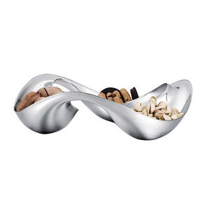 ชามใส่ขนมโลหะพรีเมียม ขัดเงาสีเงินโบราณ ตัวเลือกของขวัญที่ยอดเยี่ยม ผลิตอย่างมีระดับโดย KHOOSI OVERSEAS - Product Image 3