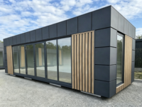 Design moderne, luxe, durabilité, construction rapide, pièce modulaire en conteneur mobile pouvant servir de bureau et personnalisable