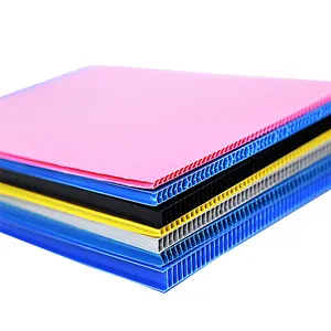 Factory Manufacturer Supplier 4x10 2mm 4mm 6mm 8mm Wholesale Pink PP Coroplast Corrugated Plastic Sheet