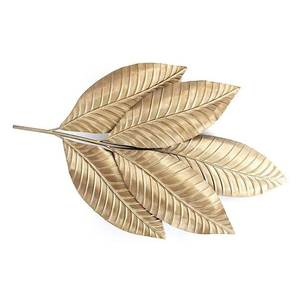Modern Metal <b>Leaf</b> <b>Wall</b> Decoration Hanging Arts Crafts <b>Wall</b> <b>Decor</b> Decorative Gift Ideas - Product Image 3