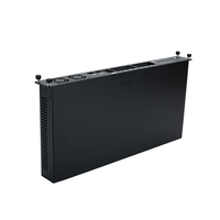 Boîtier de montage en rack standard 1U 19 pouces en profilé aluminium pour amplificateur audio, châssis métallique