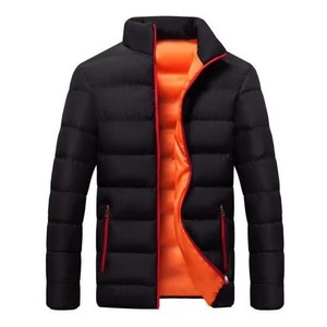 New Unisex Top Trendy Casual Winter <b>Waterproof</b> Heated Canvas Cotton <b>Padded</b> Puffer <b>Jacket</b> Thickened Hooded Front Outerwear - Product Image 4