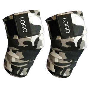 2024 Power Hint Envoltura de soporte de rodilla de alta calidad para levantamiento de pesas Color y tamaño personalizados Venta caliente - Product Image 2