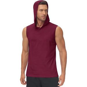 Camiseta sin Mangas con Capucha para Hombre, Camiseta Deportiva para Gimnasio, Entrenamiento y Ejercicio, Camiseta Deportiva para Fisicoculturismo - Product Image 1