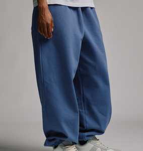 Fabricant de jeans, logo personnalisé, taille haute, ample, délavé à l'acide, vintage, pantalon en denim à jambes larges, jean baggy pour homme - Product Image 1