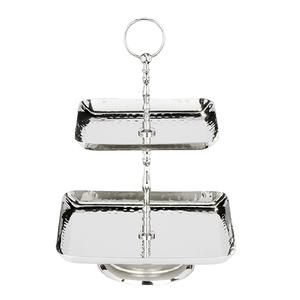 Exhibidor de Pasteles de Diseño de 2 Niveles, Hecho a Mano, de Primera Calidad, el Más Vendido al por Mayor, Exhibidor de Pasteles de Metal para Decoración de Mesa - Product Image 5