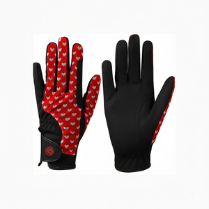 Customized Summer Horse Riding <b>Gloves</b> Equestrian Anti-Slip Full Finger Breathable <b>Touchscreen</b> <b>Gloves</b> Hook Loop Closure Unisex - Product Image 5