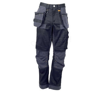 Pantalon de sécurité de construction en polyester 100% de haute qualité Style de veste réfléchissante Logo personnalisable étanche pour un meilleur OEM - Product Image 1