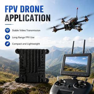 Émetteur vidéo FPV 5,8 GHz 2,5 W longue portée avec dissipateur thermique pour drone FPV UAV - Product Image 5