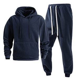 Ensemble sweat à capuche et pantalon de survêtement en polaire basique Ensemble de jogging pour hommes Vente en gros Survêtement Vêtements de sport Survêtements unisexe - Product Image 1