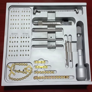 2025 Stainless Quality Manual Mini CMF 1.5mm/2.0mm Titanium Maxillofacial Plate <b>Screw</b> Instrument <b>Set</b> Veterinary Use Class I 1 - Product Image 2