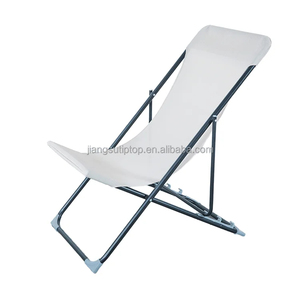 Silla Plegable de Acero Inoxidable para Exteriores, Tipo Rocker, con Malla, Portátil, para Playa, Hotel y Villa - Product Image 1
