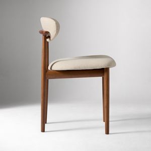 Silla de comedor con marco de madera maciza con estilo moderno Acabado en color marrón Silla de comedor para restaurante y hotel - Product Image 6