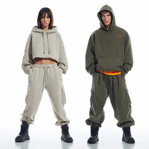 ชุดวอร์มทรงหลวมสำหรับผู้ชายกางเกงขาบานแบบซับลิเมชัน - Product Image 5