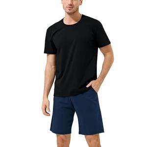 Conjuntos de Shorts de Verano para Hombre de 2 Piezas, Cuello Redondo, Casuales, Transpirables, con Estampado, de Algodón y Elastano de la Mejor Calidad, Proveedor de BD - Product Image 5