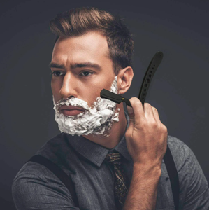 ANAAIF Rasoir professionnel à bord droit Chef classique Salon-Coupe à gorge de qualité - Product Image 6