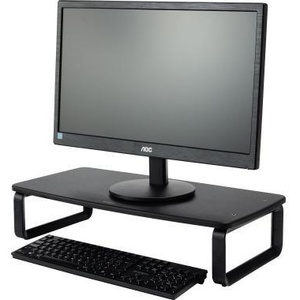 Kensington SmartFit 61 X 5 X 30 cm Monitor Stand 18 kg Height Adjustable Black Metal/<b>Plastic</b> Desktop & <b>Drawer</b> Organizer - Product Image 3