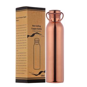 Simple and Elegant Gift Pack Copper <b>Water</b> <b>Bottle</b> Highly Thermal Drinkware Accessories Available with Elegant Design for Sell - Product Image 2