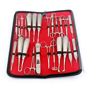 37 PCS Premium Basic Dental Elevator Forceps Porte-aiguille Scalpel Minnesota Cheek Dental Set instruments chirurgicaux - Product Image 1