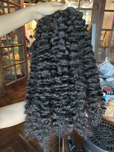 Mejor venta de cabello rizado birmano donante único de Vietnam cabello humano precio al por mayor - Product Image 2